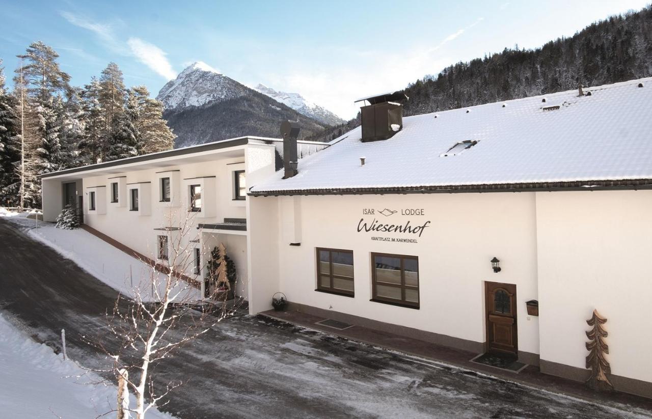 Hotel Garni Isarlodge Wiesenhof Scharnitz Exteriér fotografie